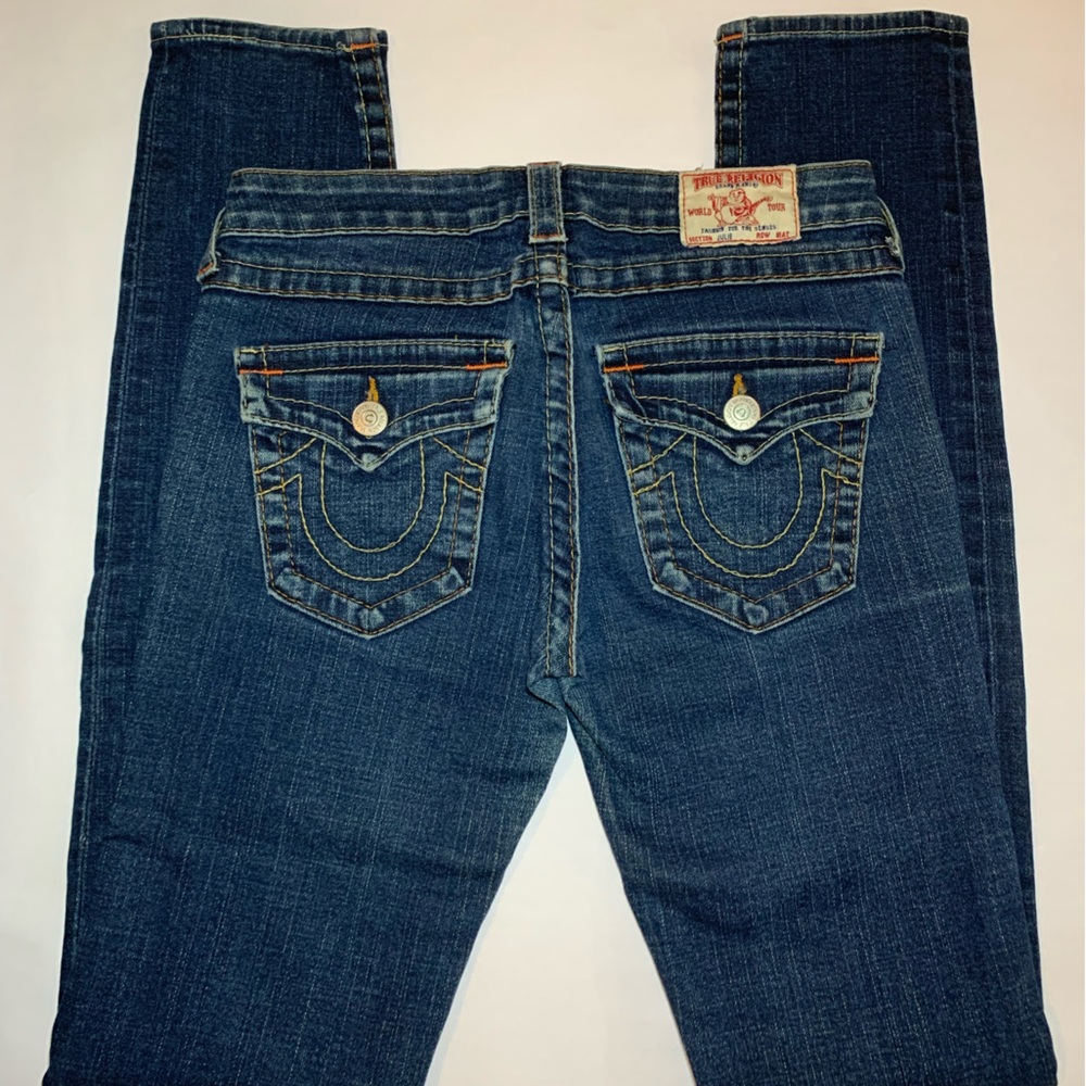 Women’s True Religion Skinny Leg Jeans. Size 28